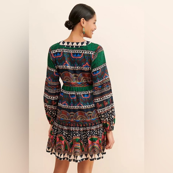 FARM Rio V-Neck Printed Tunic Dress - Picture 2 of 10